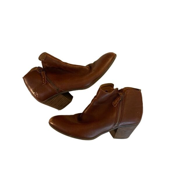 Frye leather ankle boots booties brown 3471734-WHS women's size 8 - Picture 2 of 8